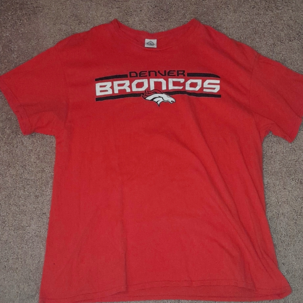 Denver Broncos XL Oranage t shirt